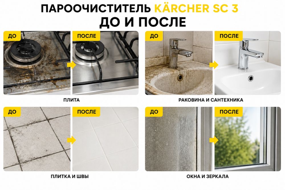 Аренда пароочистителя KÄRCHER SC 3.  Аренда моющего пылесоса KÄRCHER