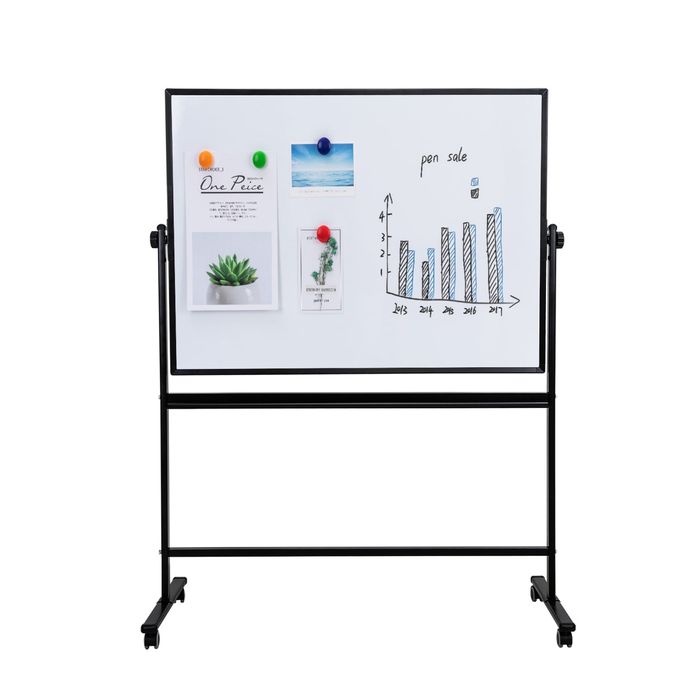 Доска магнитная на подставке Deli 180×90