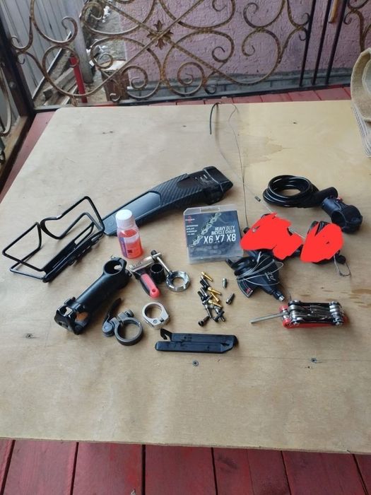 Продам велосипедные запчасти и инструменты: