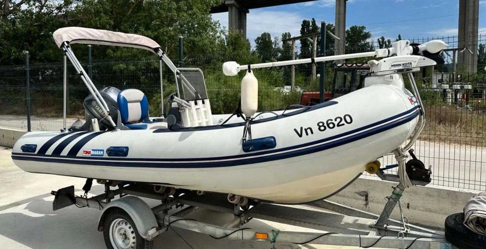 Продавам лодка RIB Tohamaran 4. 20 + Yamaha 40 HP