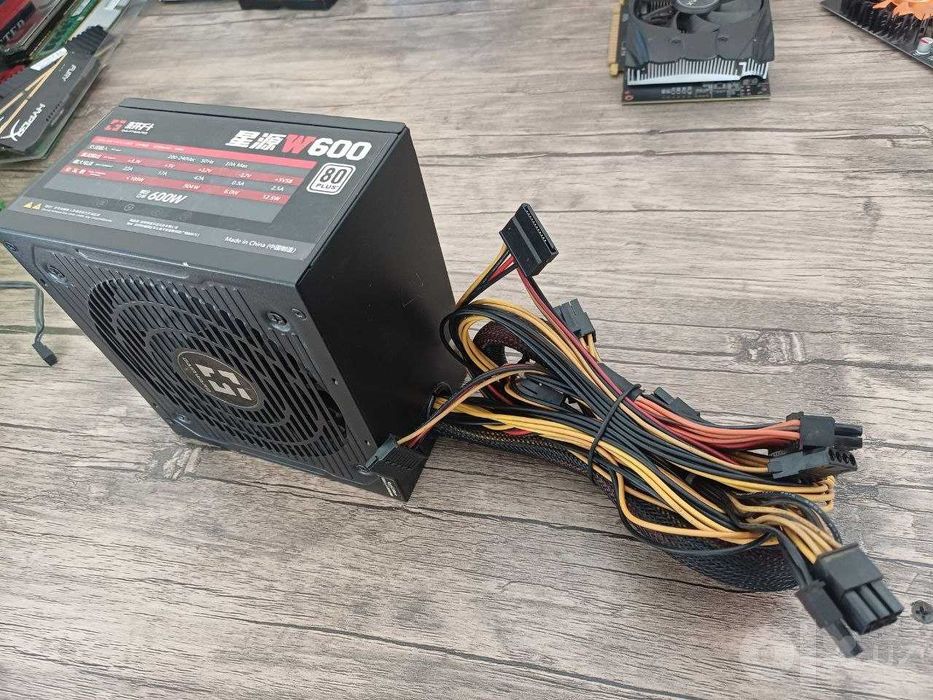 Блок питания Gainward. 600W. 80 plus.
