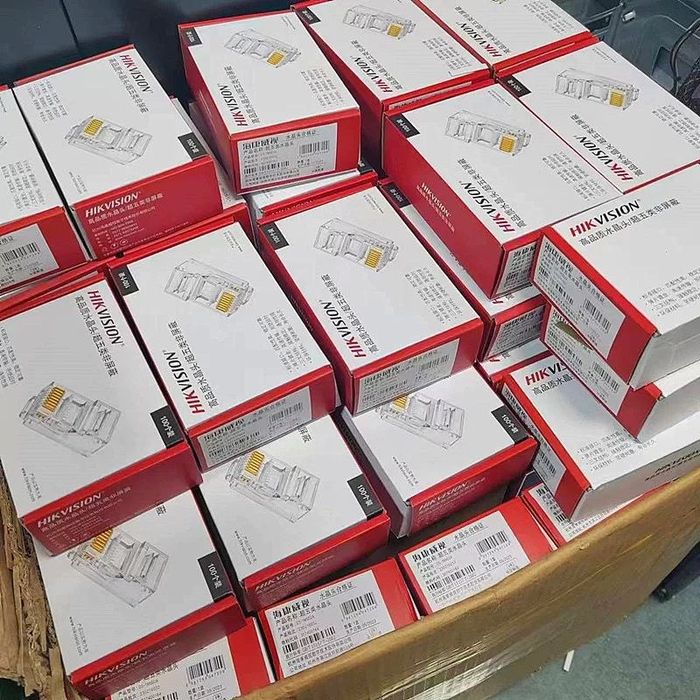 Konnektor rj45 hikvision 100шт
