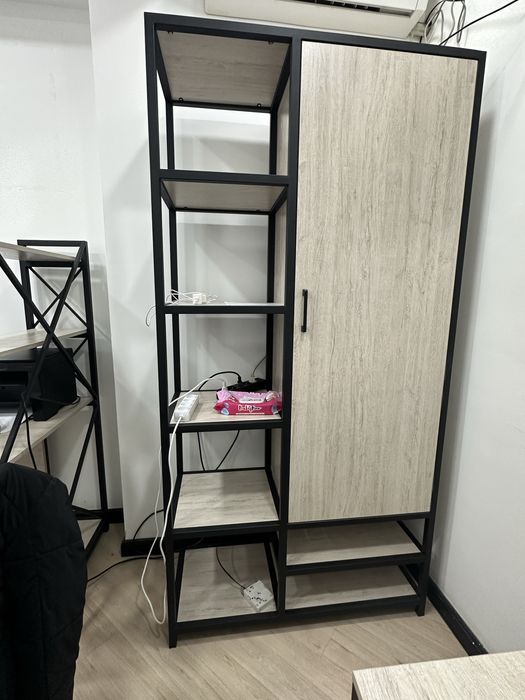 Продается офисный шкаф в стиле лофт с железным каркасом, новый