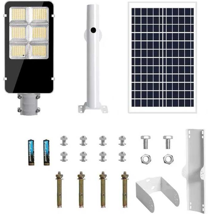 Соларна лампа Jortan Road 400, 600, 1000W дистанционно управление IP67