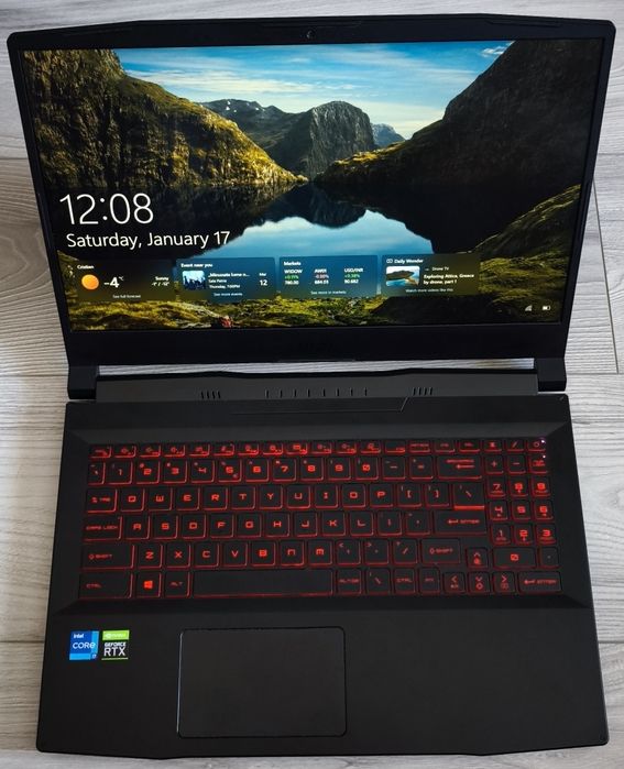 Laptop MSI Katana GF66 FHD 144Hz/i7-11800H/16GB/512SSD/RTX 3050 Ti 4GB