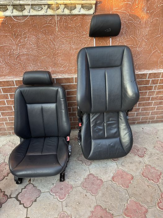 Передние сиденья w210 дорест кожа
