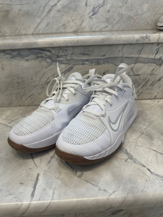 Nike Обувки за бягане Crosscourt с мрежа, Бял