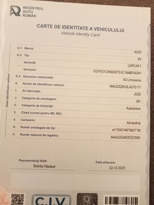 Audi A3 an 2020 S-Line sedan, automat,Matrix Led