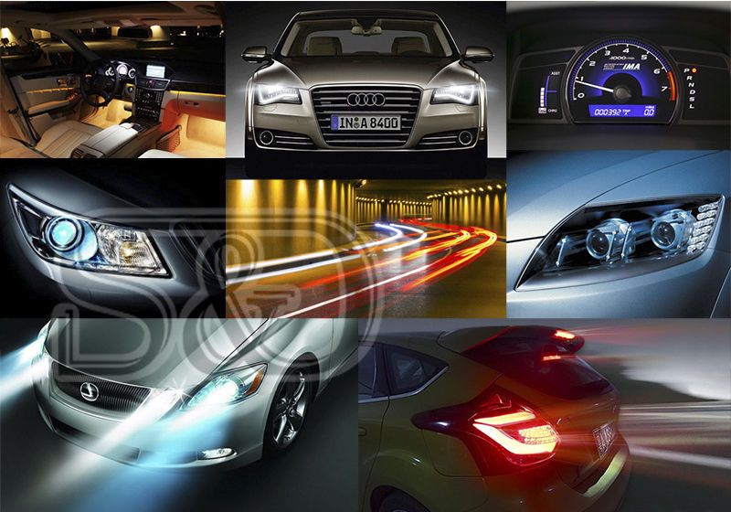 Качествени ЛЕД крушки H1 H3 H7 H4 H8 H11 T10 Ba15s d Мигачи габарити