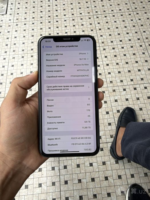 Iphone xs max 64 gb