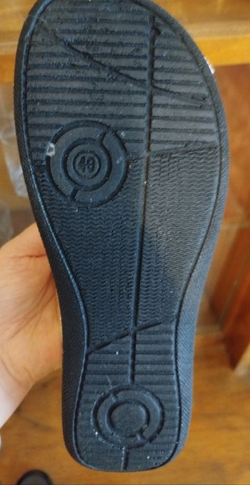 Нови бели чехли 40 номер