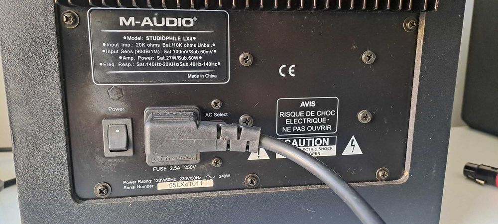 Subwoofer M-Audio Studiophile LX4 Sistem 5.1 Amplificator muzica Subwoofer Activ