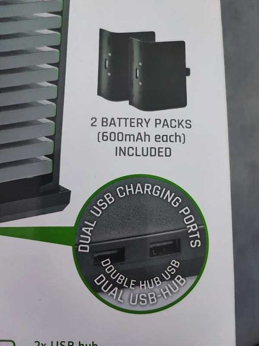 Snakebyte Charge Tower Pro Xbox One cu 2 acumulatori