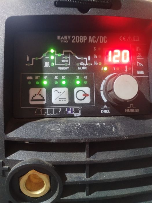 Aparat TIG Spartus 208 AC/DC