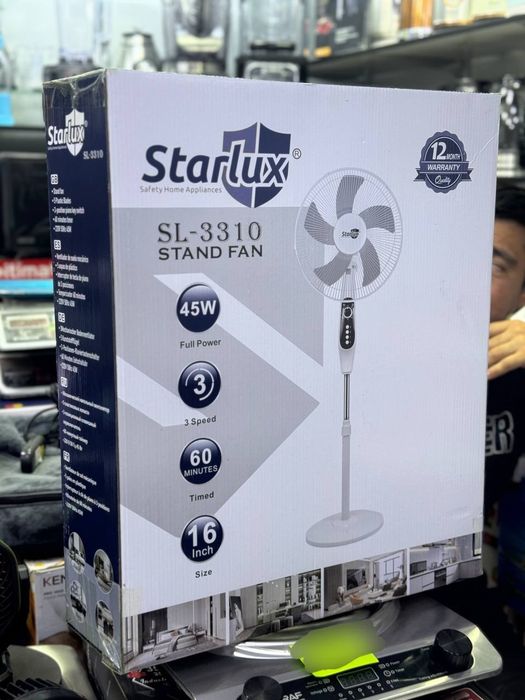 Вентилятор напольный с пультом Starlux перечисление есть