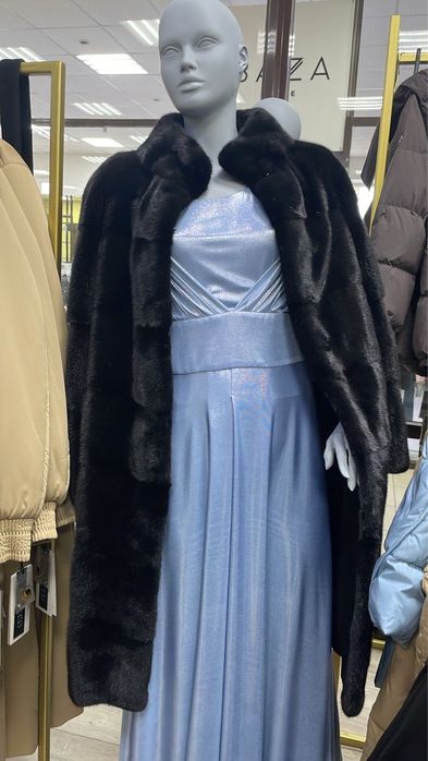 Роскошная норковая шуба Blackglama (американская норка)