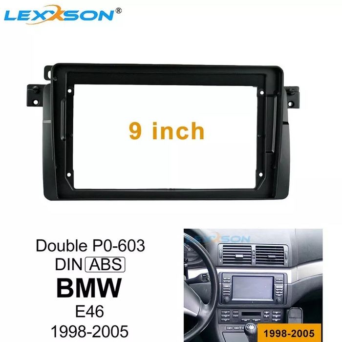 Рамка за мултимедия 9 инча BMW БМВ Е46 android 2 дин 2 din Андроид