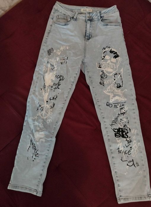 Нови дънки, висока талия