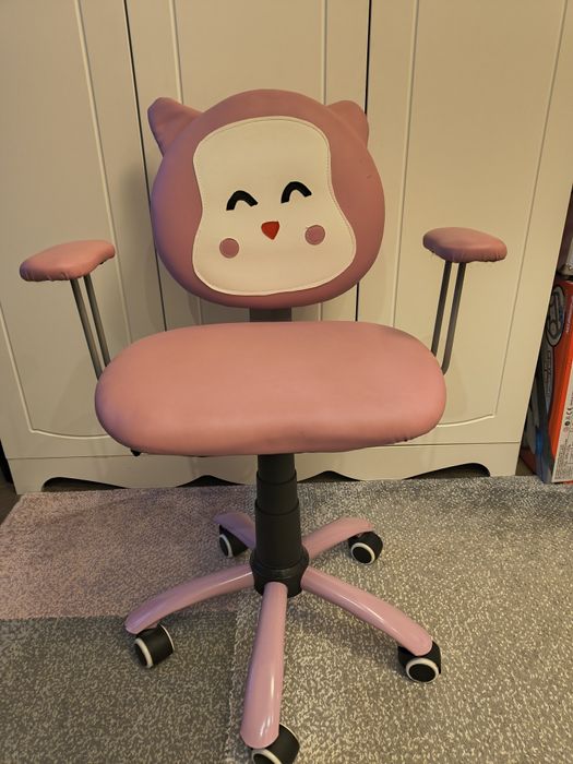 Розов детски стол Кити 54/49/79