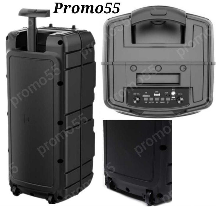 ПРОМО! 16" Караоке Колона 60см Тонколона с Безжичен Микрофон и Блутут