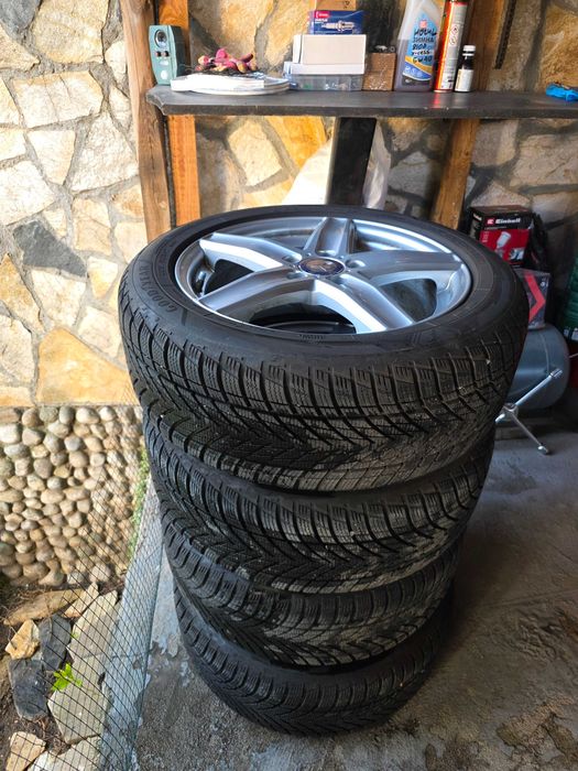 Джанти + Зимни гуми Mercedes 17 инча 5x112 Dezent 225 50 17