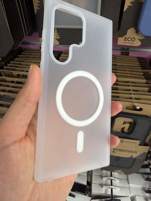 Samsung Galaxy S24 Ultra,Samsung Galaxy S23 Ultra матиран MAGSAFE гръб