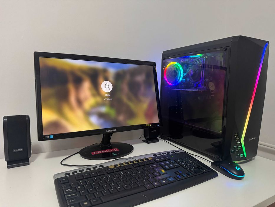 Sistem PC Complet i5-3350P 3.10 Ghz, GTX 1050, 8GB DDR3, 240 GB SSD