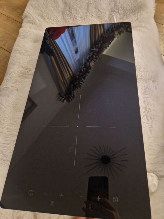 Plită Dublă Inducție IKEA TILLREDA – Portabilă, Albă, 2 zone de gătit