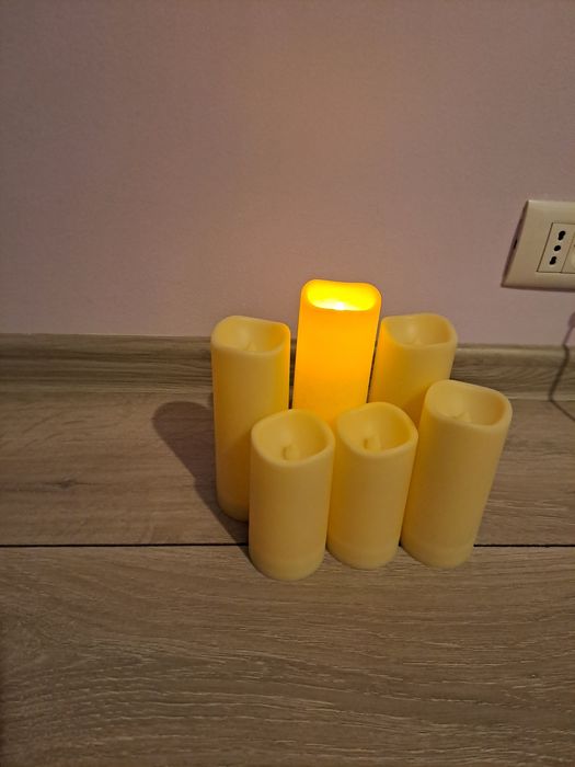 6 lumanari electrice