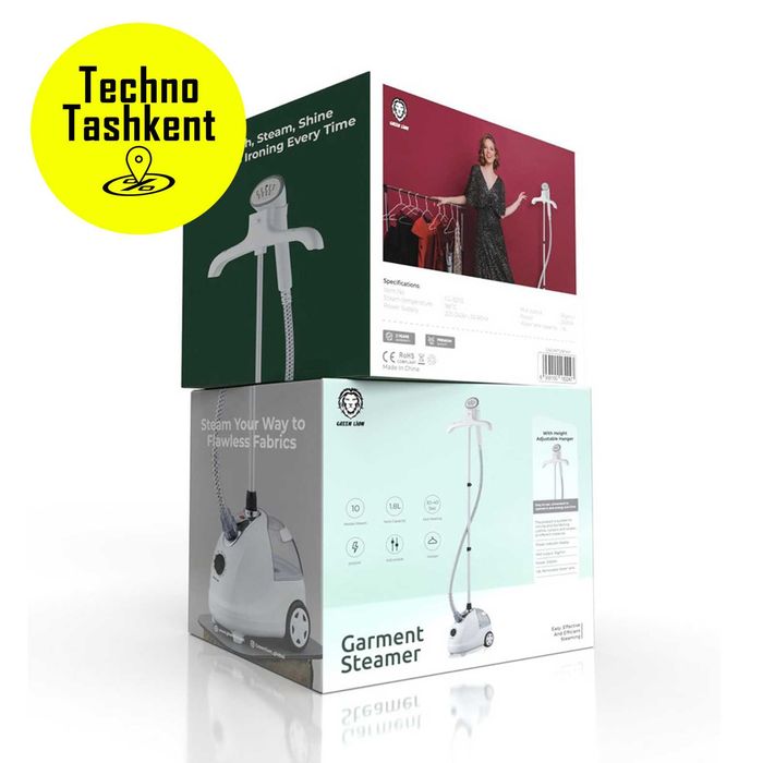 Отпариватель для одежды Green Lion, 10 режимов, 2000 Вт, паровой утюг
