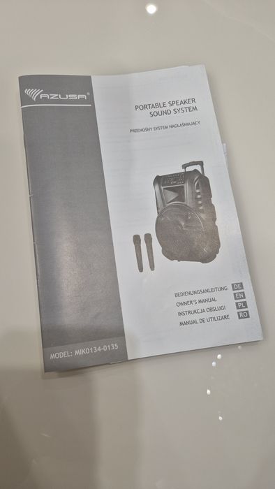 Употребявана - Професионална активна тонколона Azusа 15 инча с два мик