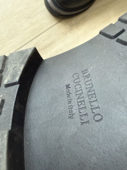 Боти от естествена кожа Brunello Cucinelli