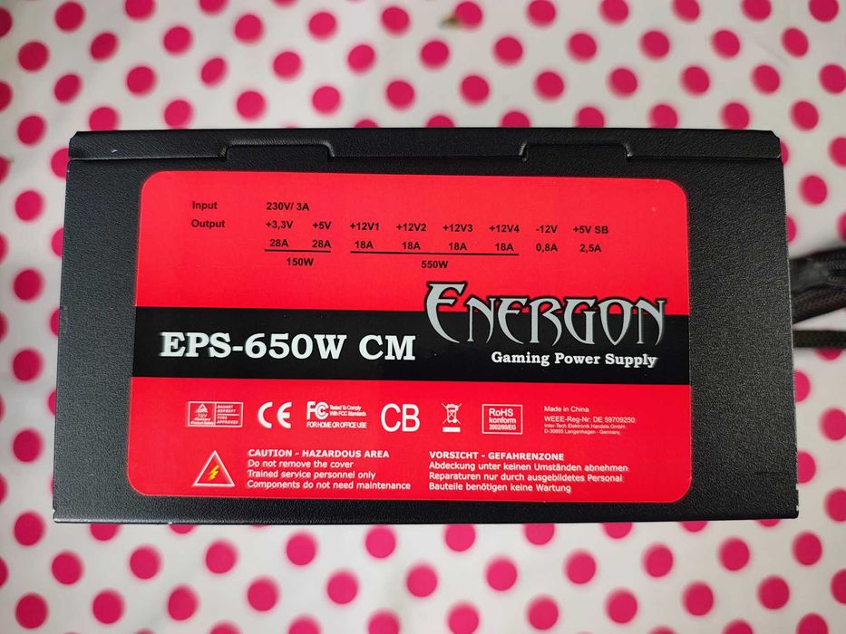 Sursa PC ATX Energon 650W.