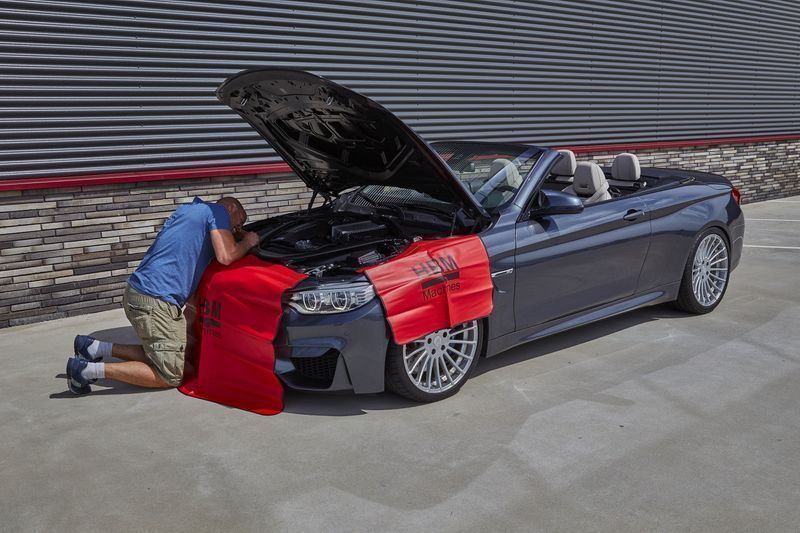 Покривало за калник с магнитна лента 120x100 см hbm machines