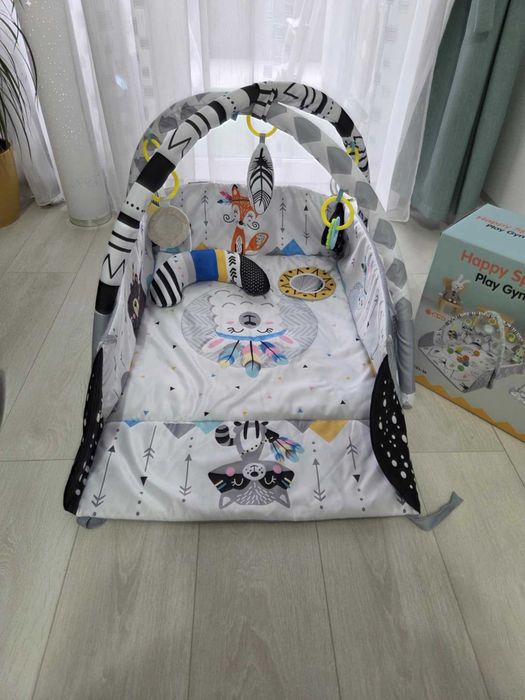 Saltea de Activitati si Spatiu de Joaca 4in1