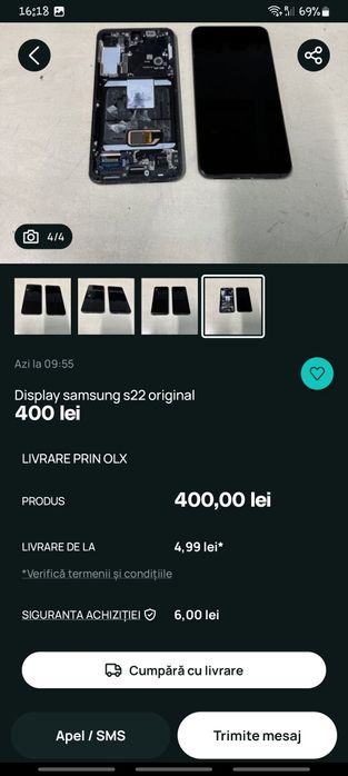 Samsung s22 pentru piese