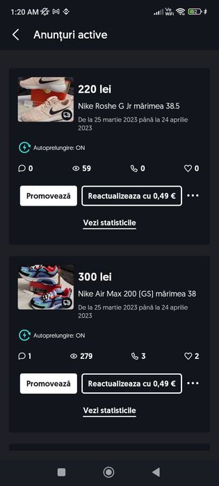 Lot Nike 10 perechi