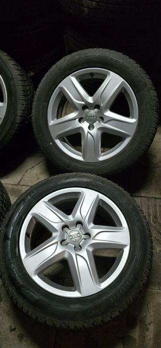 Оригинални джанти Ауди 18 цола гуми 235 55 18 Dunlop