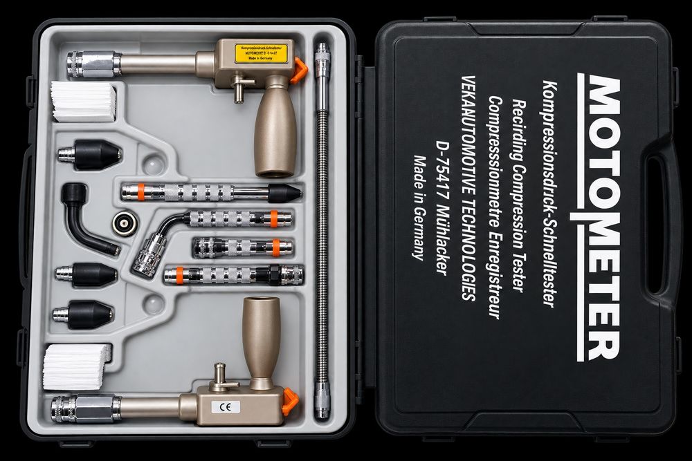 MOTOMETER Kompressiya Testeri — Made in Germany