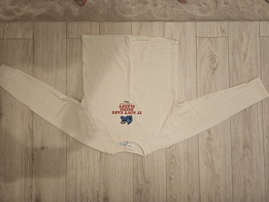 Bluze albe Zara cu maneca lunga, 164cm, 5 bucati