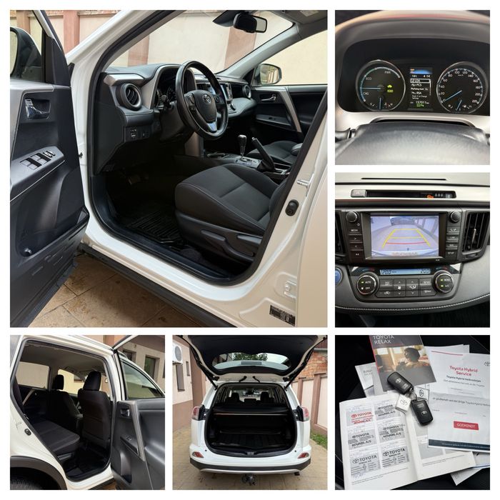 Toyota RAV4 HYBRID  157.000 km Alb Perlat cu RAR efectuat
