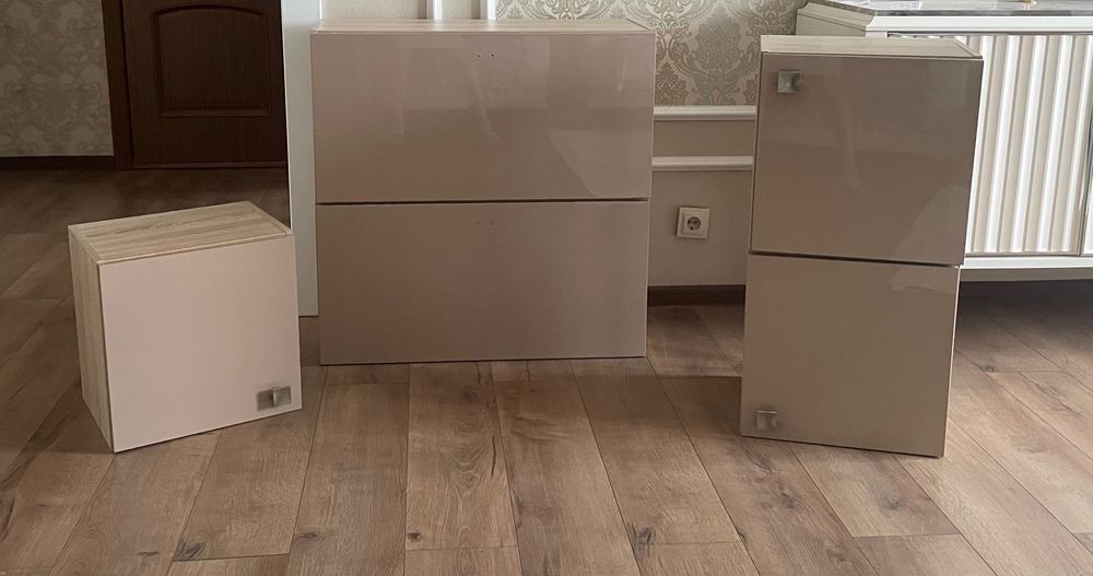 Угловой шкаф с тумбами