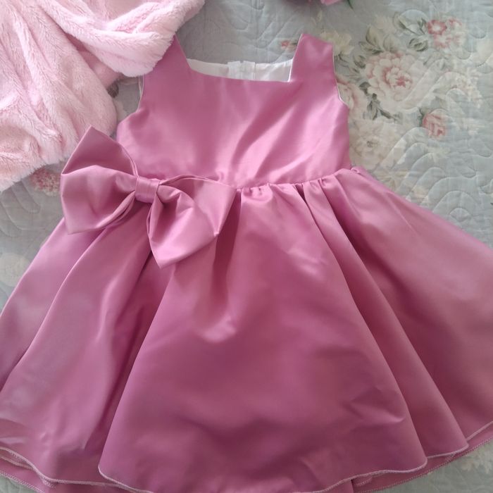 Продам платье +шубка+ободок на 1-2г