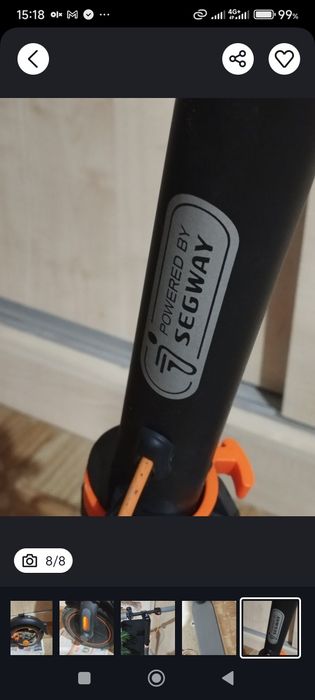 Продам электросамокат NINEBOT F40. Оригинал.