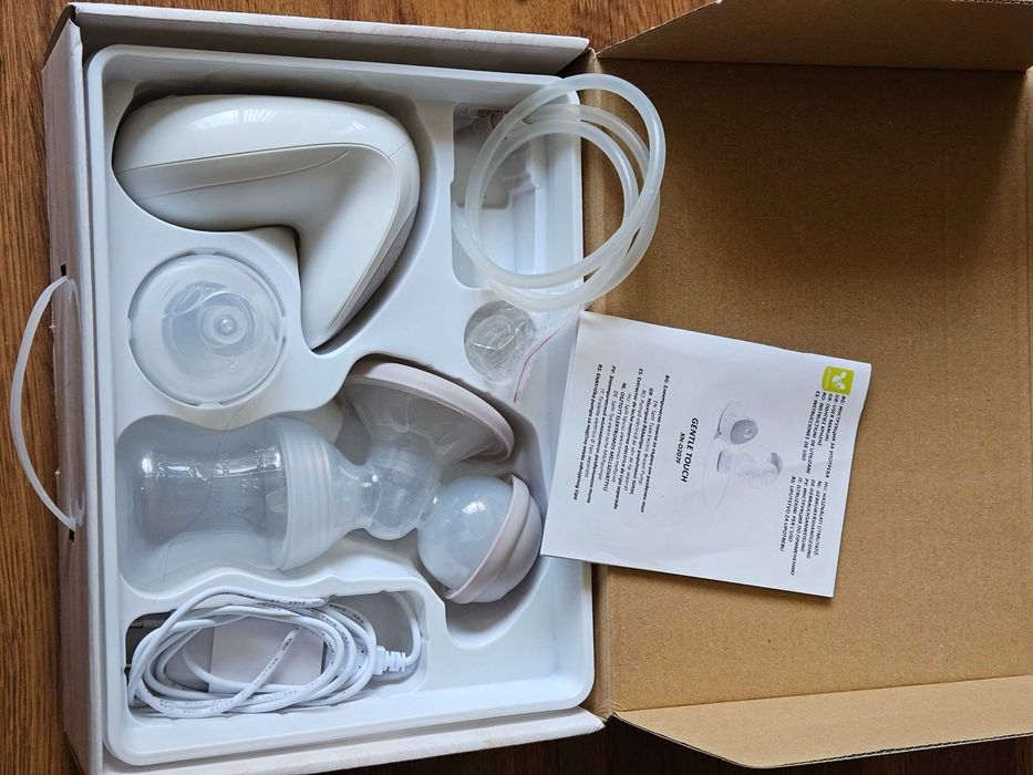 Помпа за кърма Cangaroo Gentle Touch, пликчета за съхранение на кърма