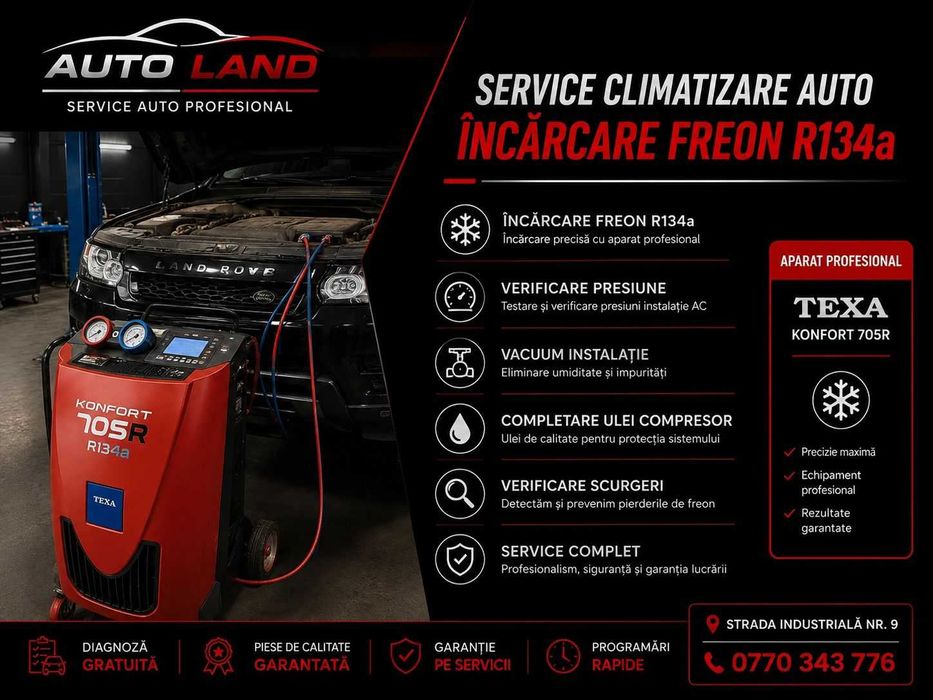 Incarcare Freon Auto/Service Climatizare Profesional