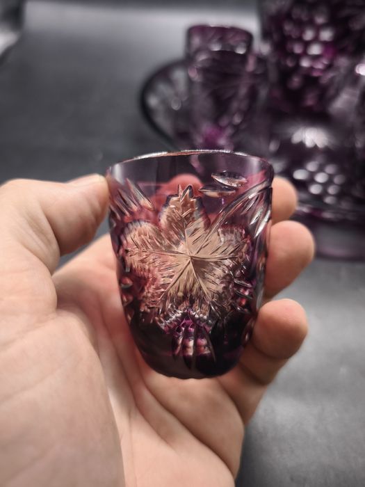 Сервиз Чехословакия фиолетовый