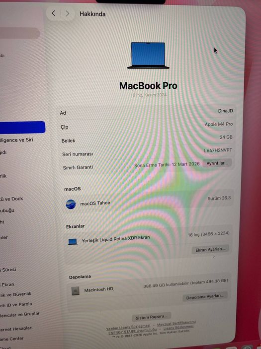 Ноутбук Macbook Pro