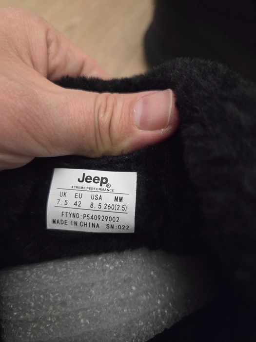 Jeep сапоги универсальные новые