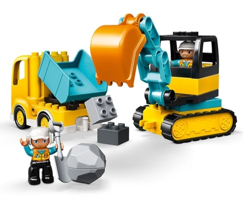Vand LEGO DUPLO Camion și excavator pe șenile - second hand